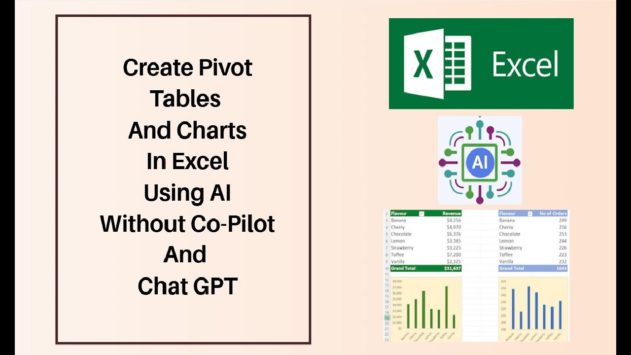 Auto Generate Pivot Tables And Charts In Excel Using AI Without ChatGPT And CoPilot
