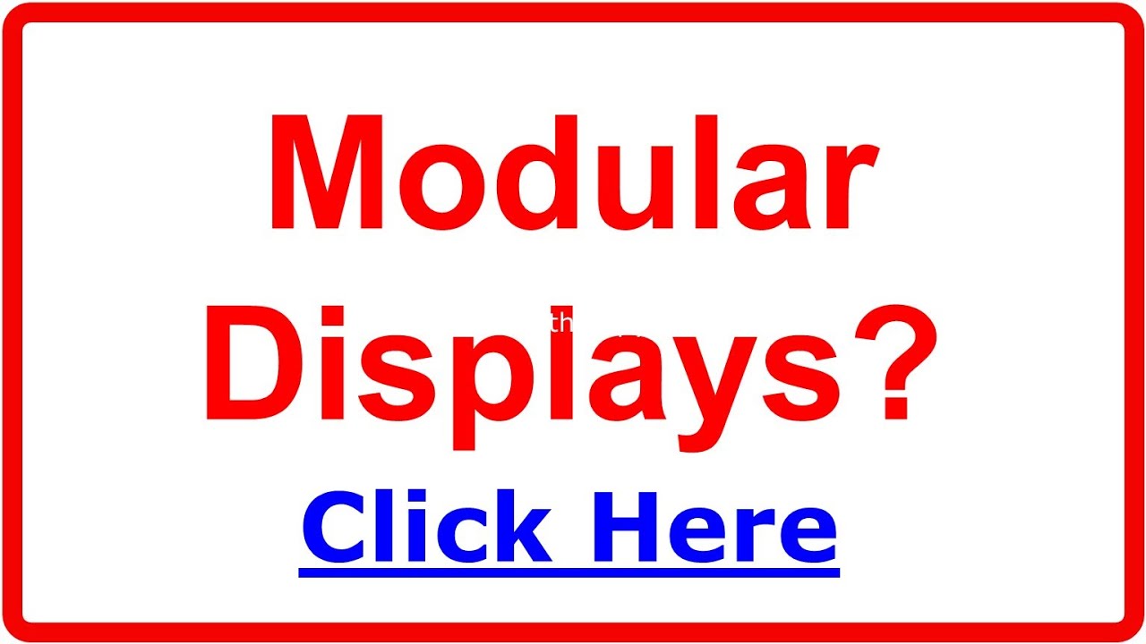 Modular Displays Systems / Exhibit Systems | Trade Show display | Modular Exhibits System