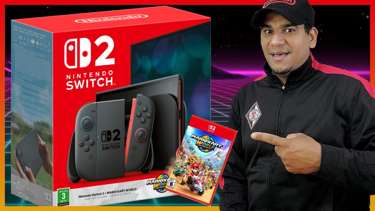 🏁UNBOXING EN ESPAÑOL SWITCH 2 + MARIO KART WORLD! 😍🎮”