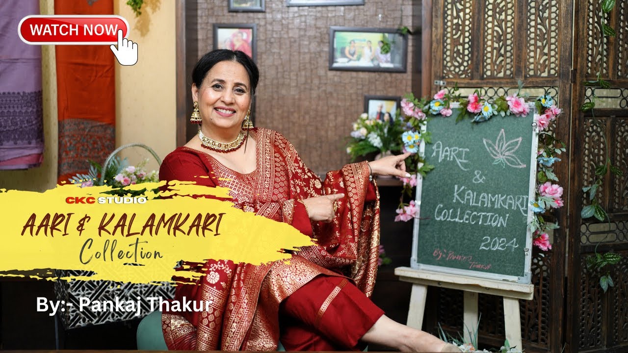 Aari & Kalamkari collection by Pankaj Thakur ( studio ckc)