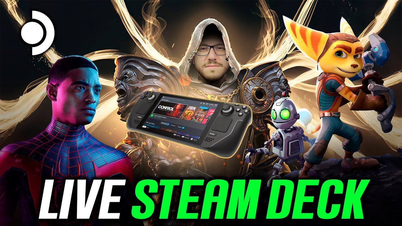 Steam Deck AO VIVO: jogamos o que vocês pedirem!
