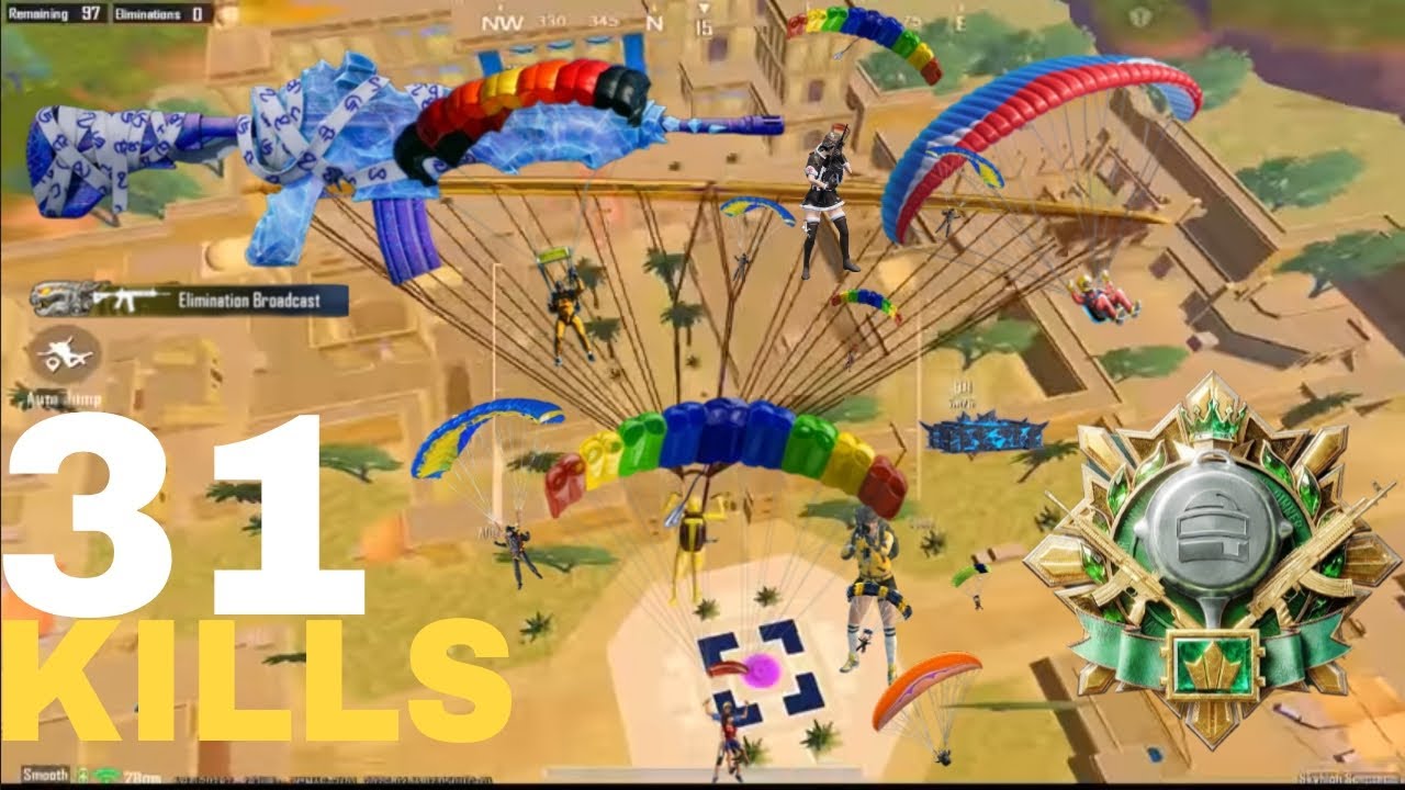 31 kills in matchs WOW AKm to M416 🤩🤠