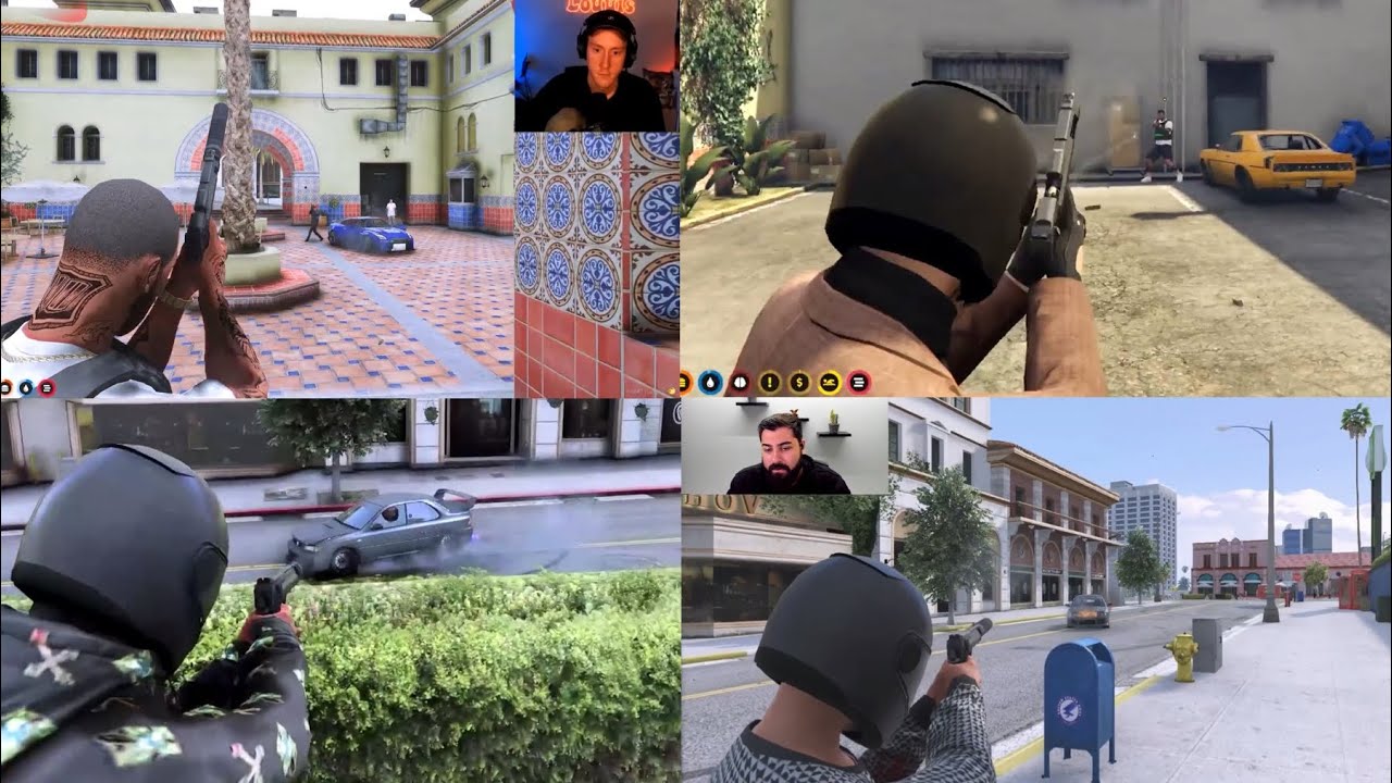 Lang's Crew Push the Mandem Block (Multiple POVs) | GTA RP NoPixel 3.0