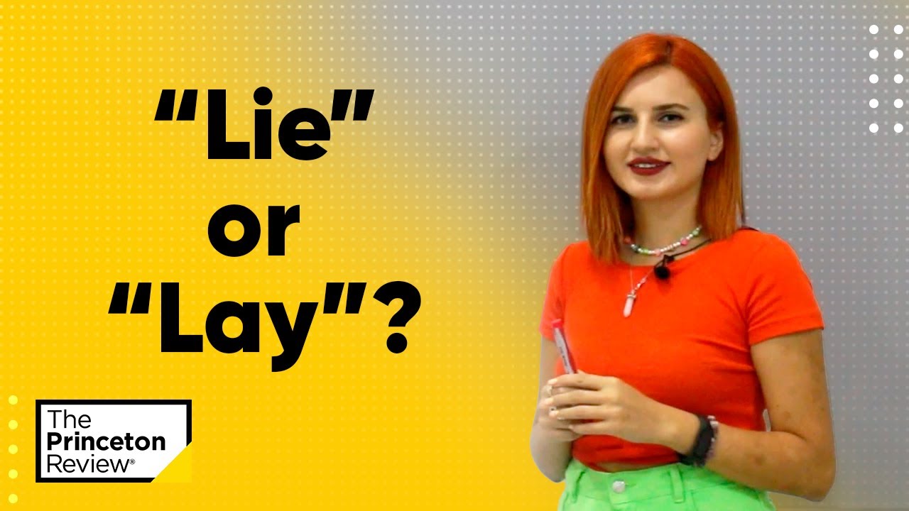 Lie or Lay ? What's the difference?