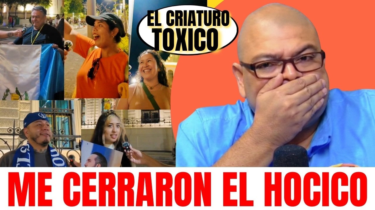 Salvadoreños le CIERRAN el HOCICO al TOXICO.