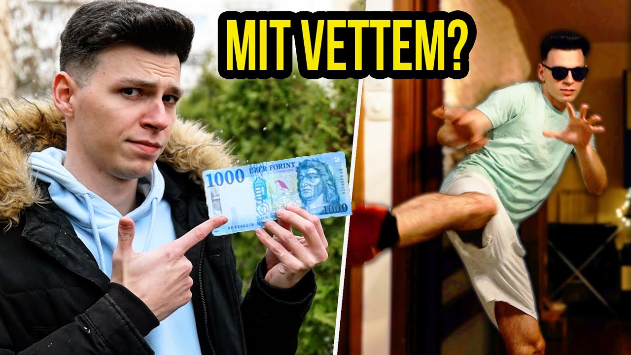 1000 Forint Alatti Dolgokat Vehettem Egy Napig!