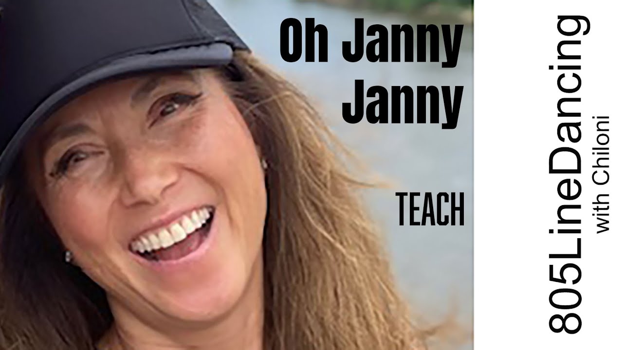 Oh Janny Janny Tutorial/ Teach Hi Beginner Line Dance 