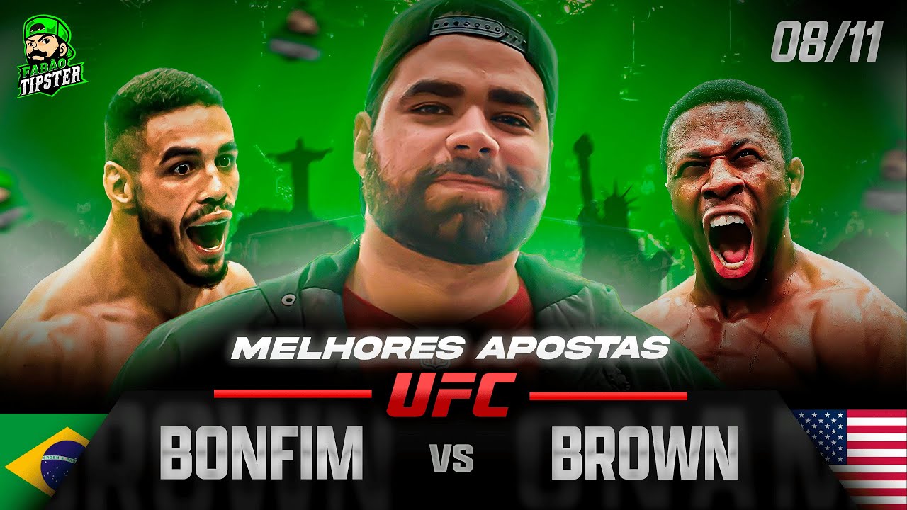 UFC APEX: BONFIM X BROWN - AN&Aacute;LISE E PALPITES COMPLETO!!