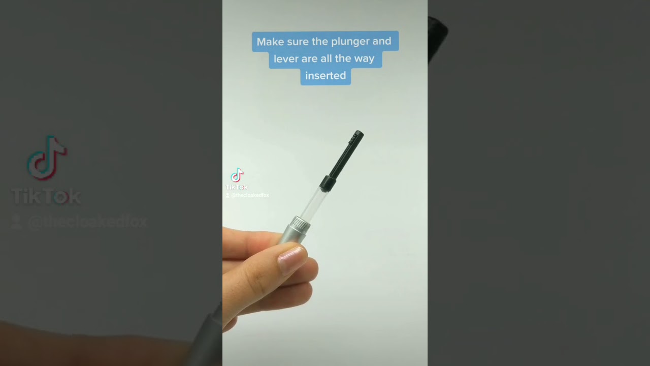 How to fill a fountain pen with bottled ink