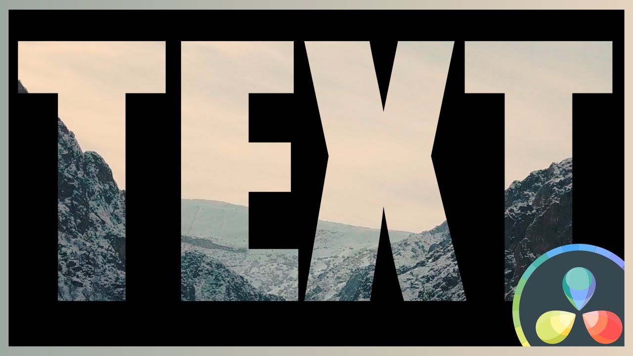 MAGNETIC Fly-Through TEXT Effect in DaVinci Resolve | Tutorial