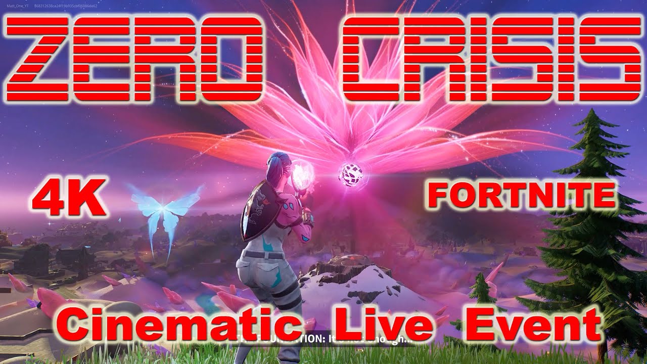 ZERO CRISIS FINALE - Fortnite Cinematic Live Event [4K, 60fps]