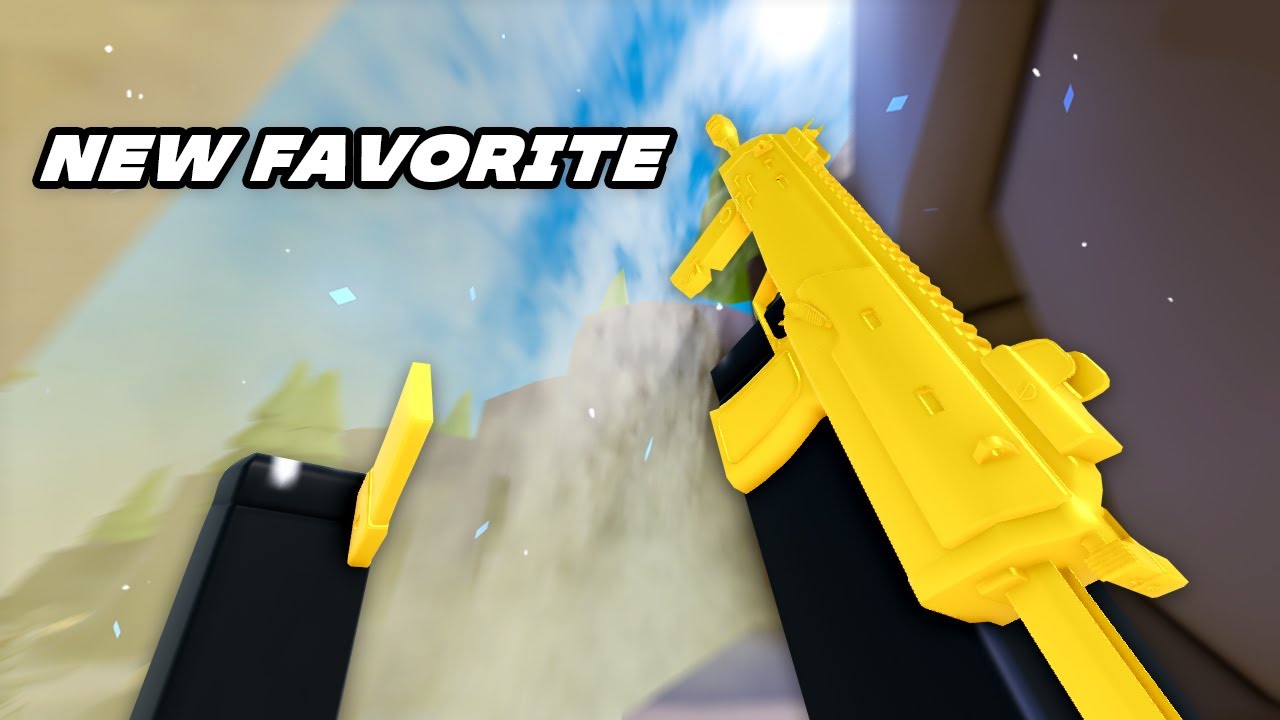 Мой новый ЛЮБИМЫЙ пистолет для использования в Aimblox!