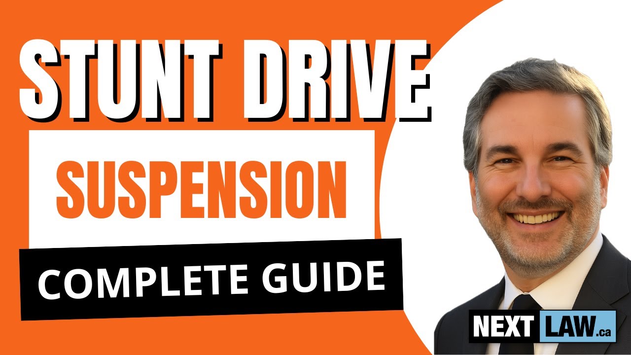 Stunt Driving License Suspension - Complete Guide
