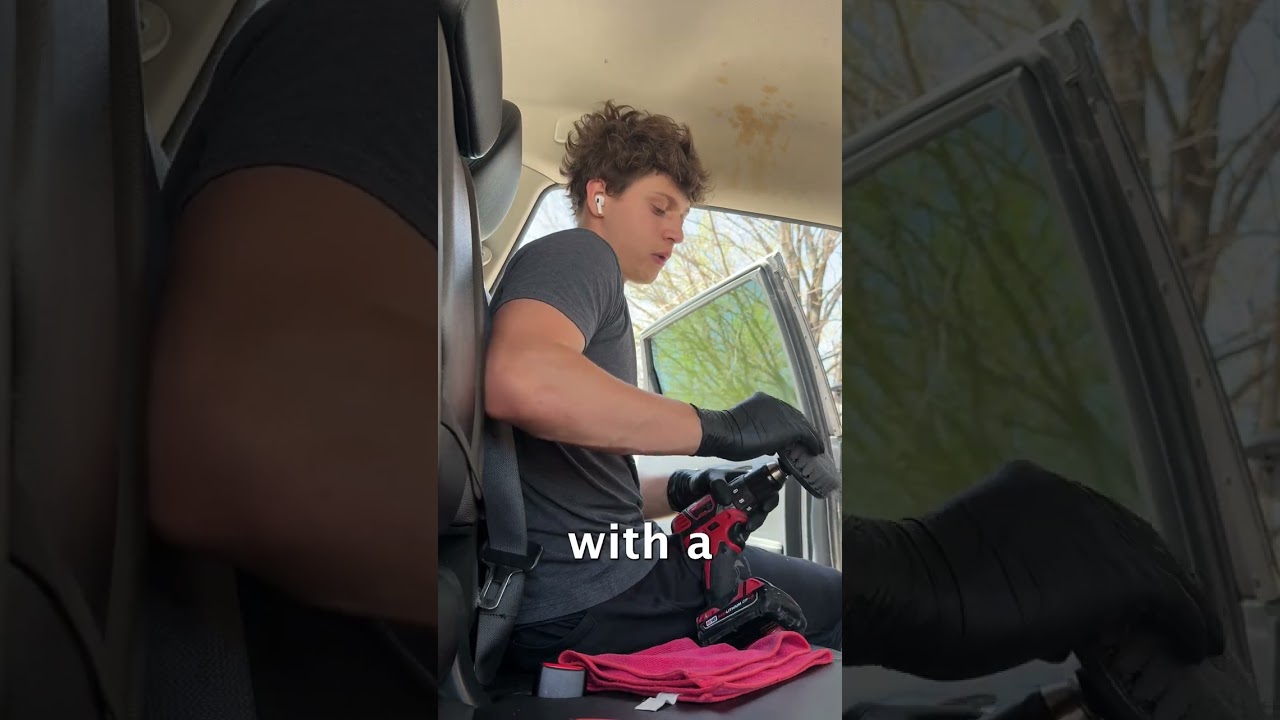How to clean your cars headliner!