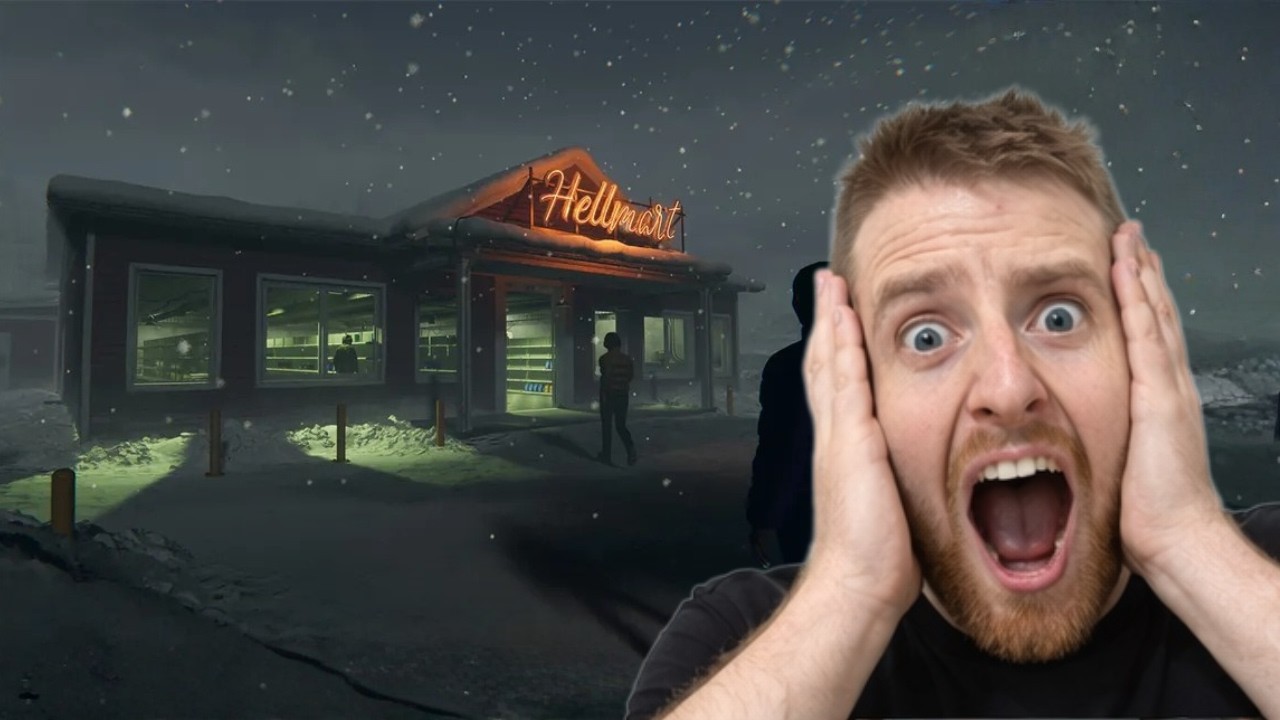 I Worked the FULL WEEK  in a HAUNTED STORE! (Hellmart Full Game)