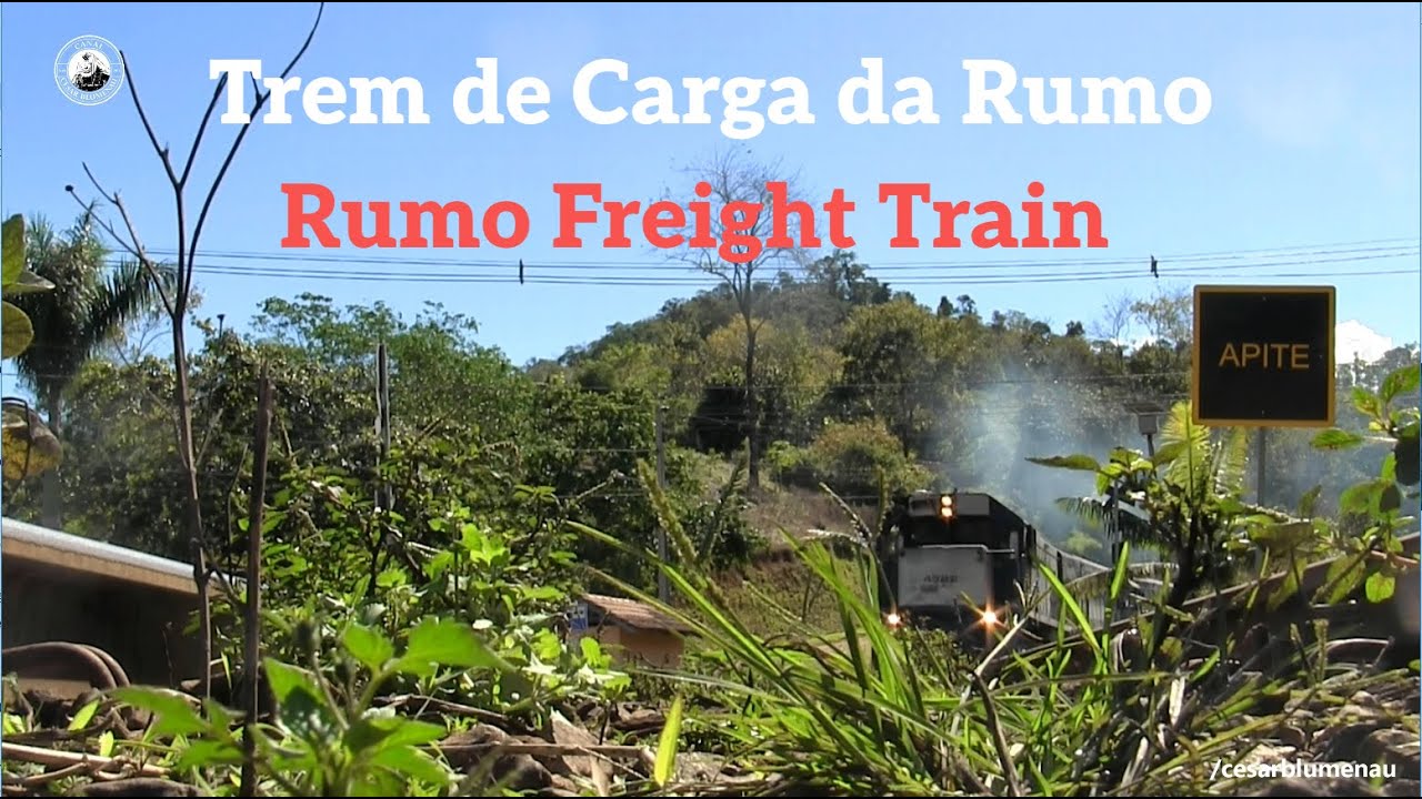 🇧🇷 Trem de carga da Rumo /  Rumo Freight Train - Corupá/SC - 2025 - (Brasil)