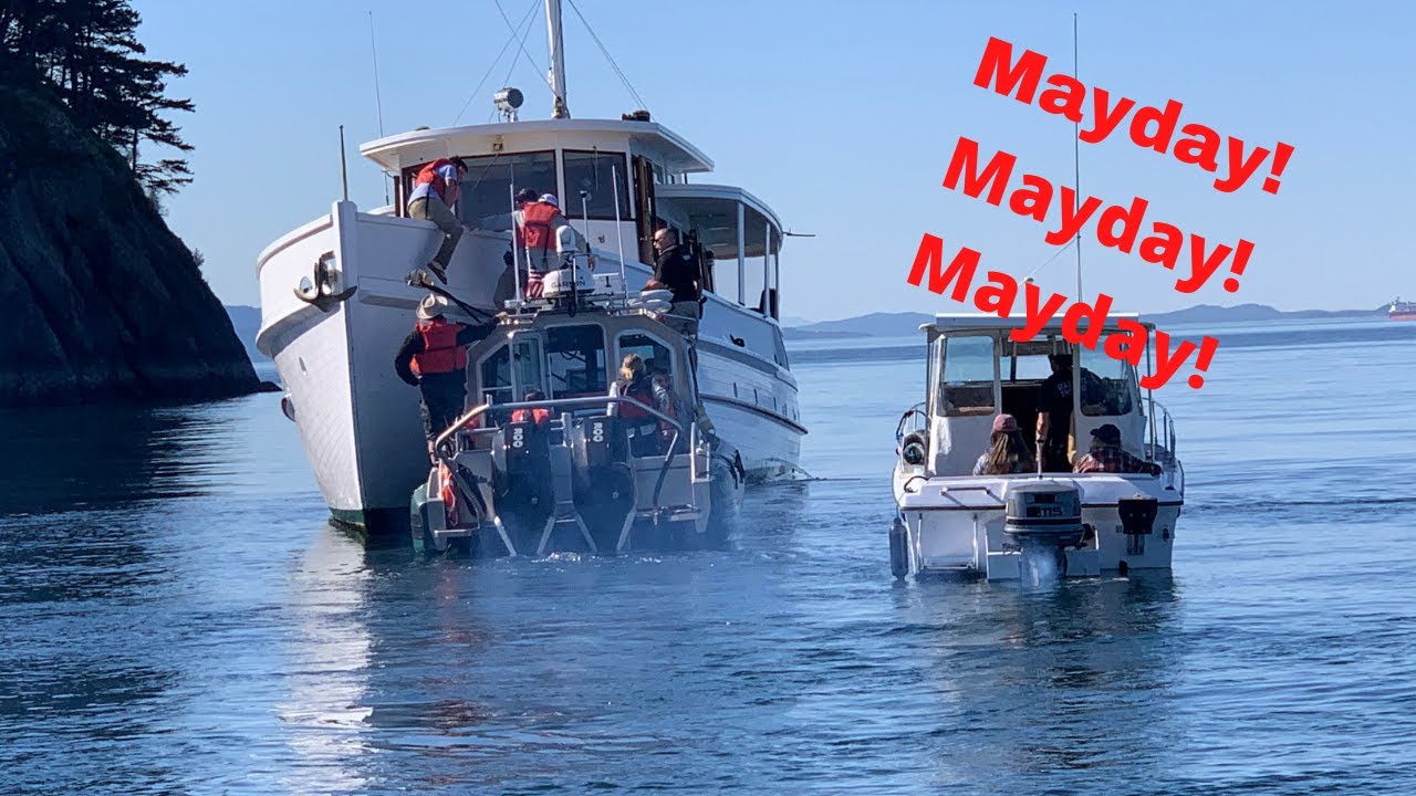 THE SINKING OF THE NORWESTER/ at Prevost Harbor/Stuart Island April 17, 2021