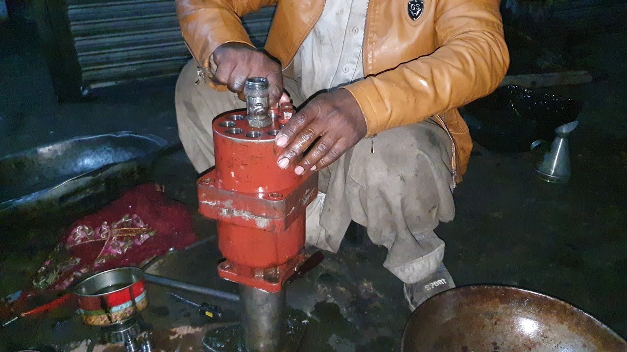 Hydraulic Systems Repairing | MF-385 Bucket  Hydraulic Pump Restoration 