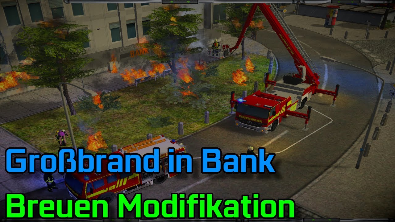 Gro&szlig;brand in Bank mit mehreren verletzten Personen | Breuen Modifikation