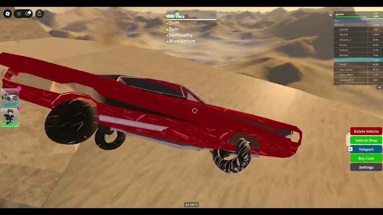 roblox DRIVE DOWN A HILL!