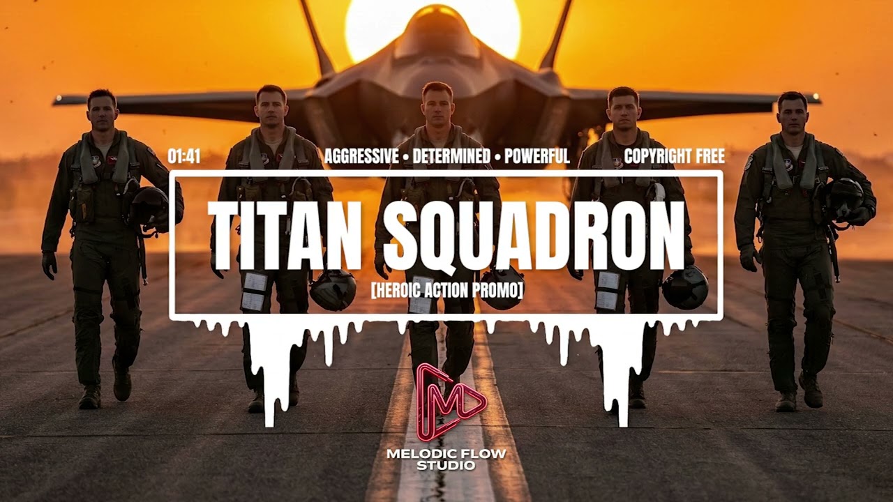 TITAN SQUADRON (No Copyright Music) [Gritty Garage Rock / Heroic Action Promo]