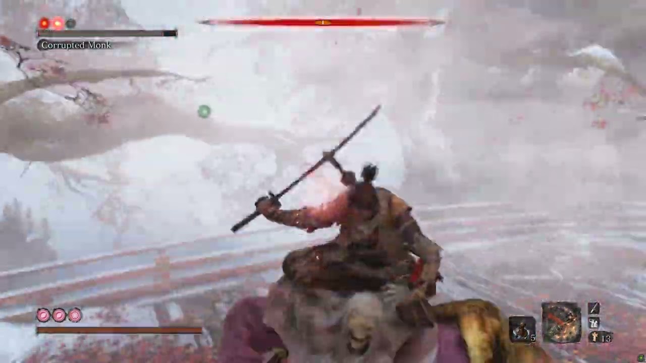 SEKIRO  SHADOWS DIE TWICE - CORRUPTED MONK ( 3 STAGES)