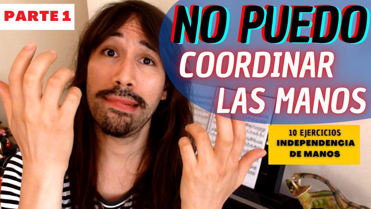 10 Ejercicios de PIANO INICIAL para INDEPENDENCIA DE MANOS - Tutorial / Easy Piano Tutorial + Sheet