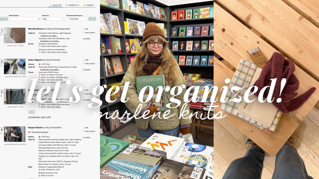 clean up my ravelry queue with me, 2026 knitting & make 9 seasonal planning!