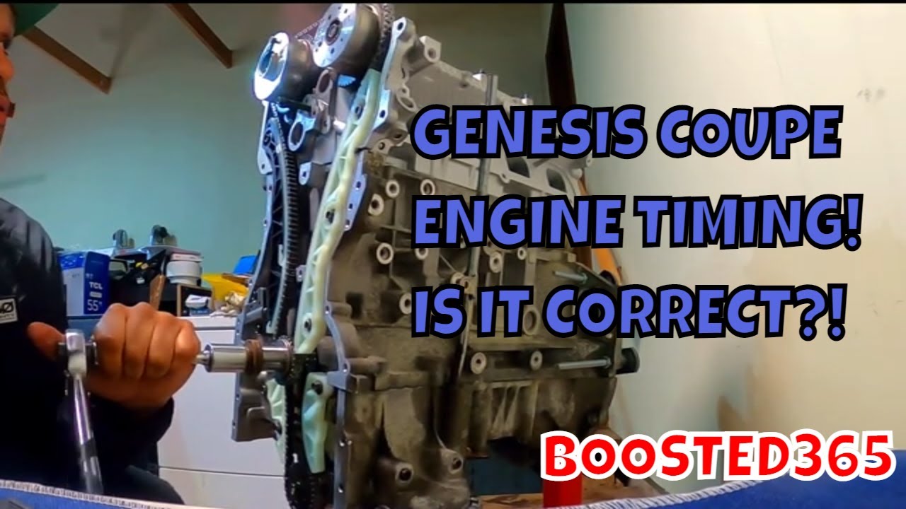 HOW TO ADJUST ENGINE TIMING ON THE GENESIS COUPE 2.0!