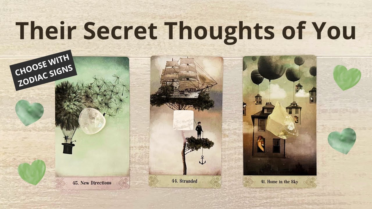 ☂️THEIR SECRET THOUGHTS OF YOU 🍇PICK A CARD 🔥 LOVE TAROT READING 🌺