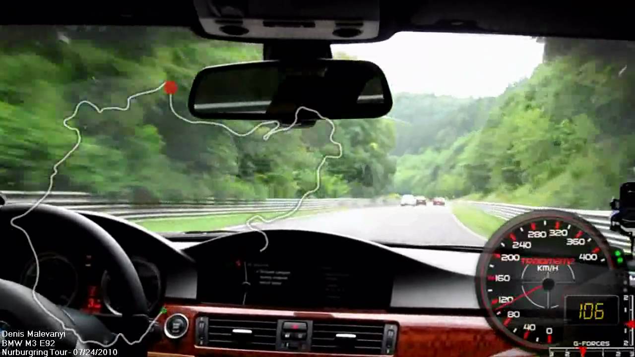 Nurburgring Nordschleife BMW M3 E92 vs BMW  M5 Ring Taxi