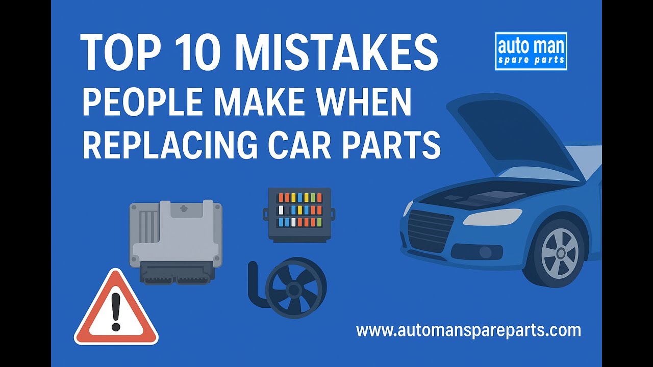 Top 10 Mistakes People Make When Replacing Car Parts| Guide, Learn, Repair & Buy with Warranty