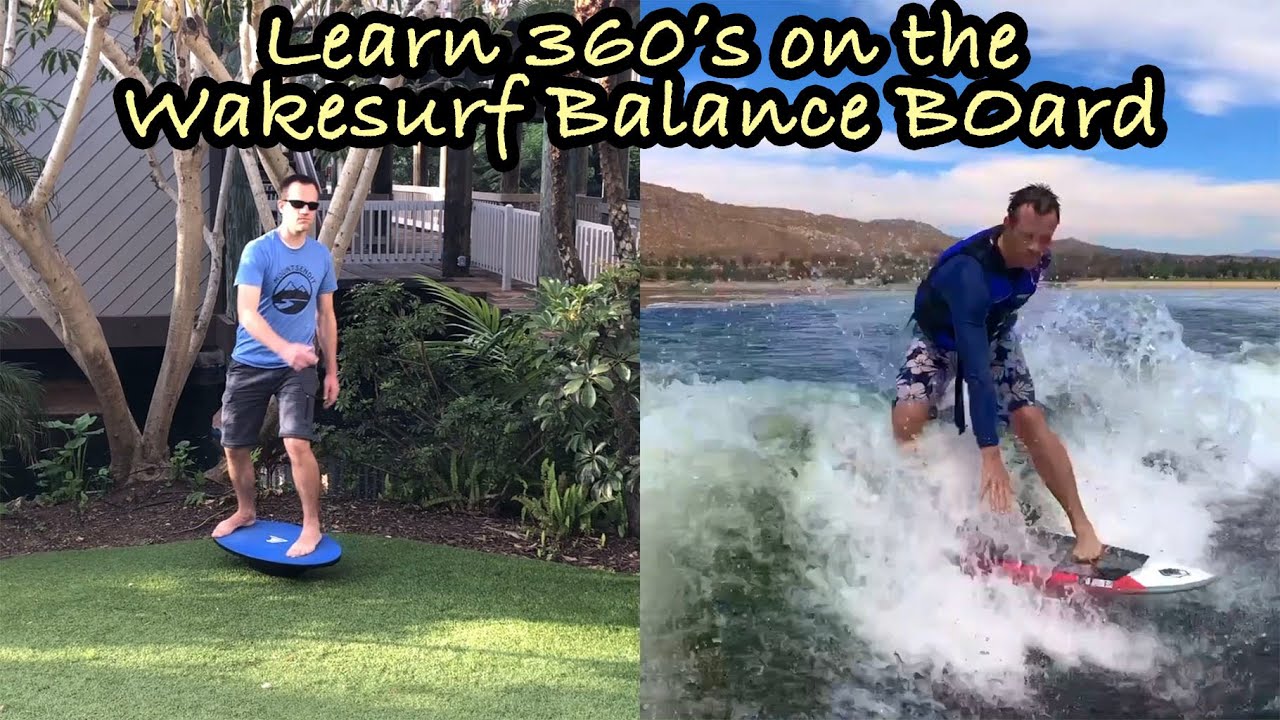 How to do a 360 on a Wakesurf Balance Board: Lakesurf Tutorials (Short Version)