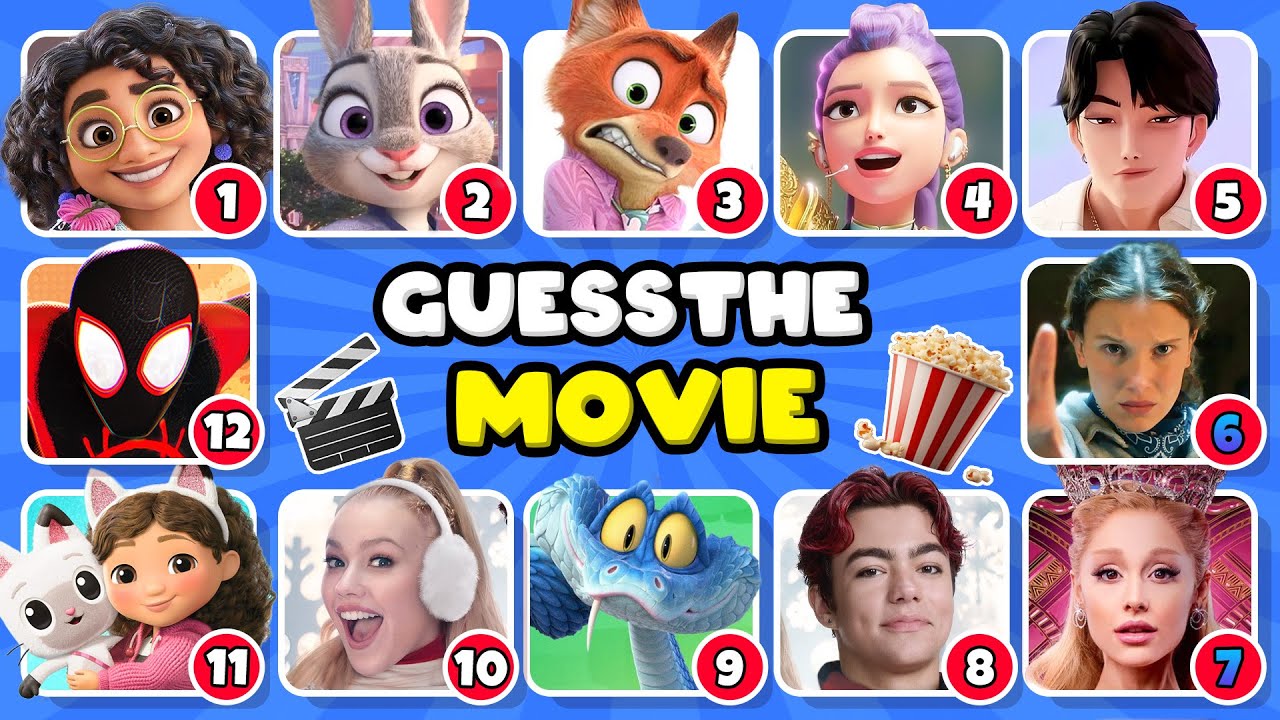 Угадайте персонажей из фильмов по песне и голосу 🎤🎵🔥 Зверополис 2, Кукольный домик Габби, Очень с...