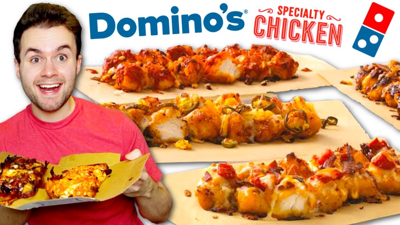 Trying Domino's FULL Specialty Chicken MENU! - Fast Food Review