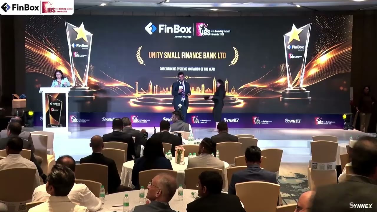 Unity Small Finance Bank Wins Core Banking Systems Migration Award | IBS 2026