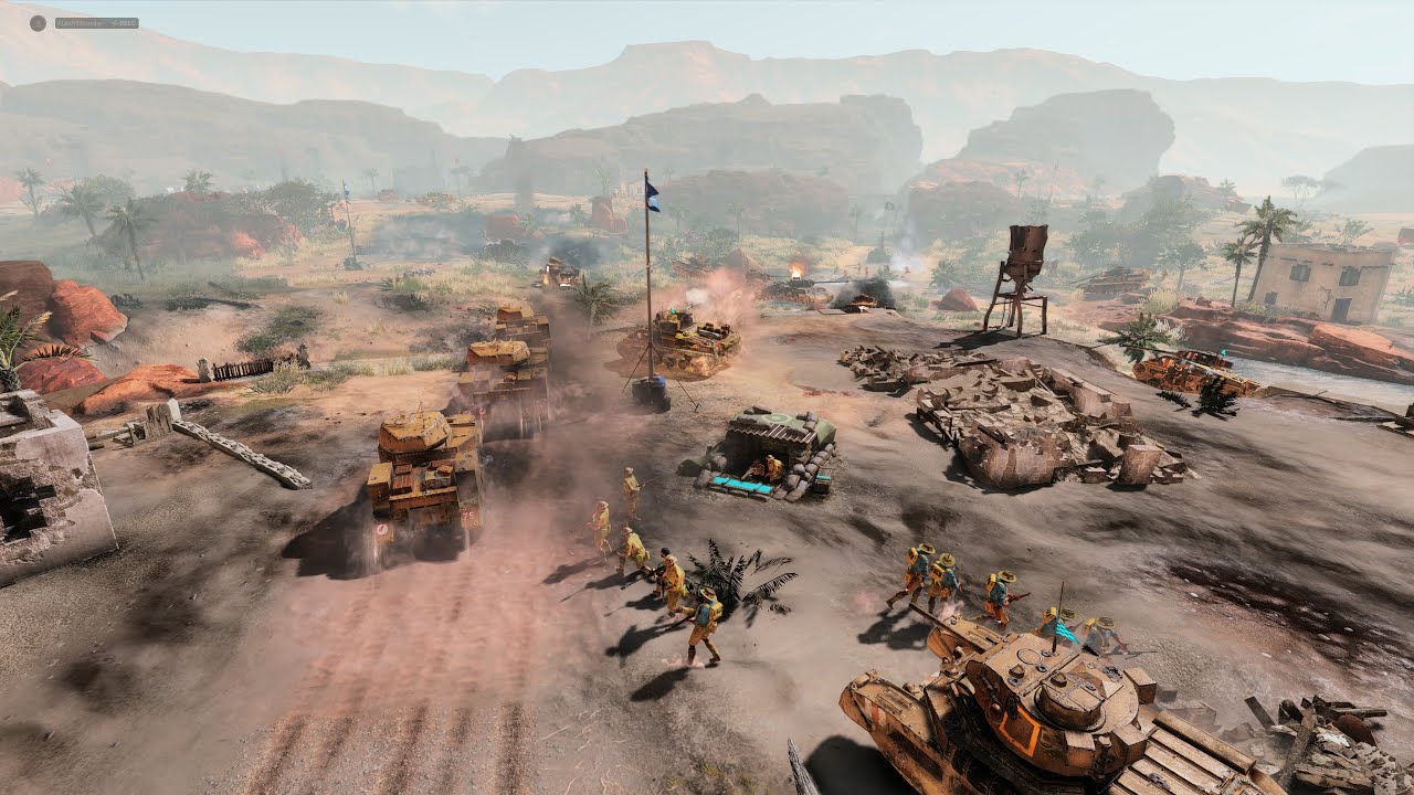 CoH 3 | Mayhem in Oasis | UKF | 4v4 | Polish Cavalry