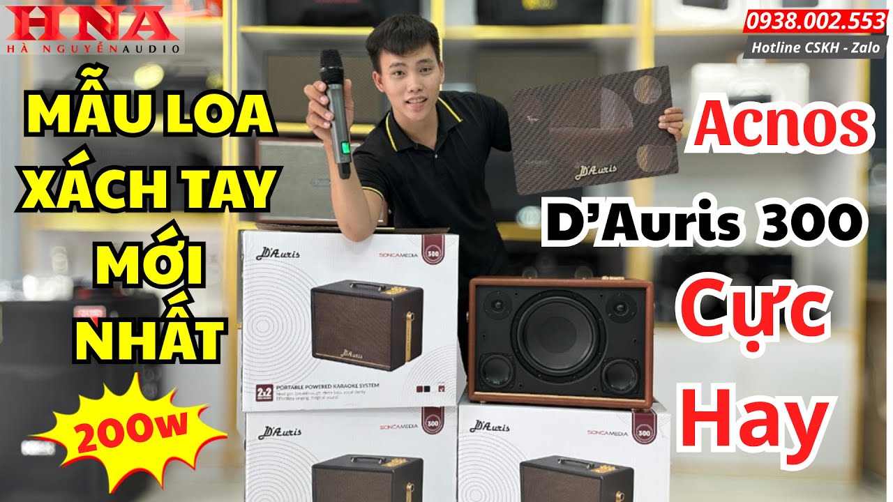 MẪU LOA  ACNOS MỚI NHẤT, ACNOS - D’AURIS 300