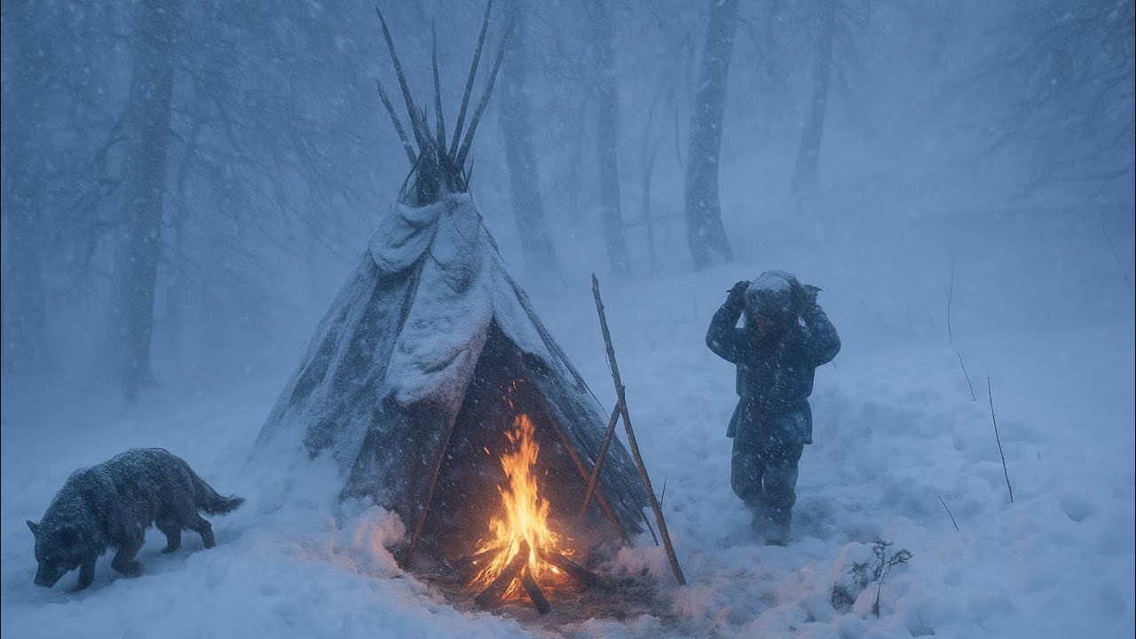 Surviving a Blizzard at -31°C | Extreme Winter Survival in Deep Snow