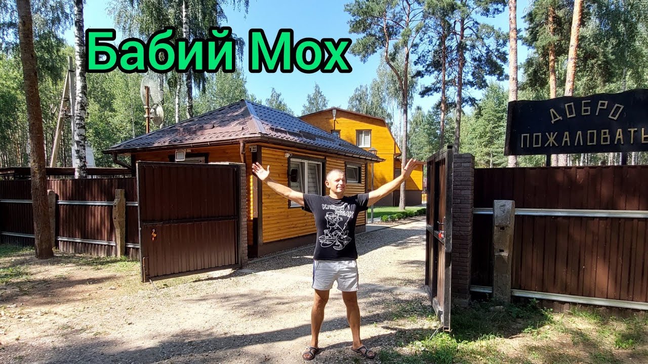 Обзор Агроусадьбы Бабий Мох на берегу Краснослободского водохранилища в лесу ........