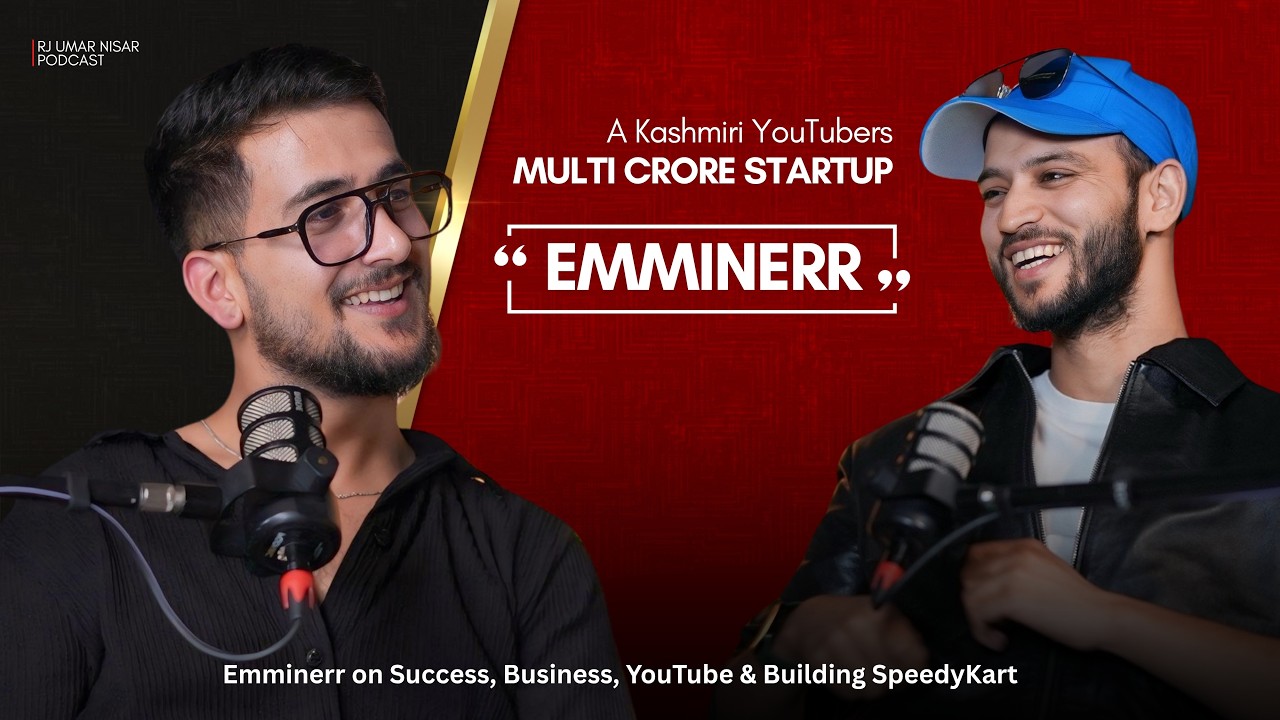 From YouTuber to Multi Crore Founder. EmmInErr's Untold Story | Rj Umar Nisar Podcast