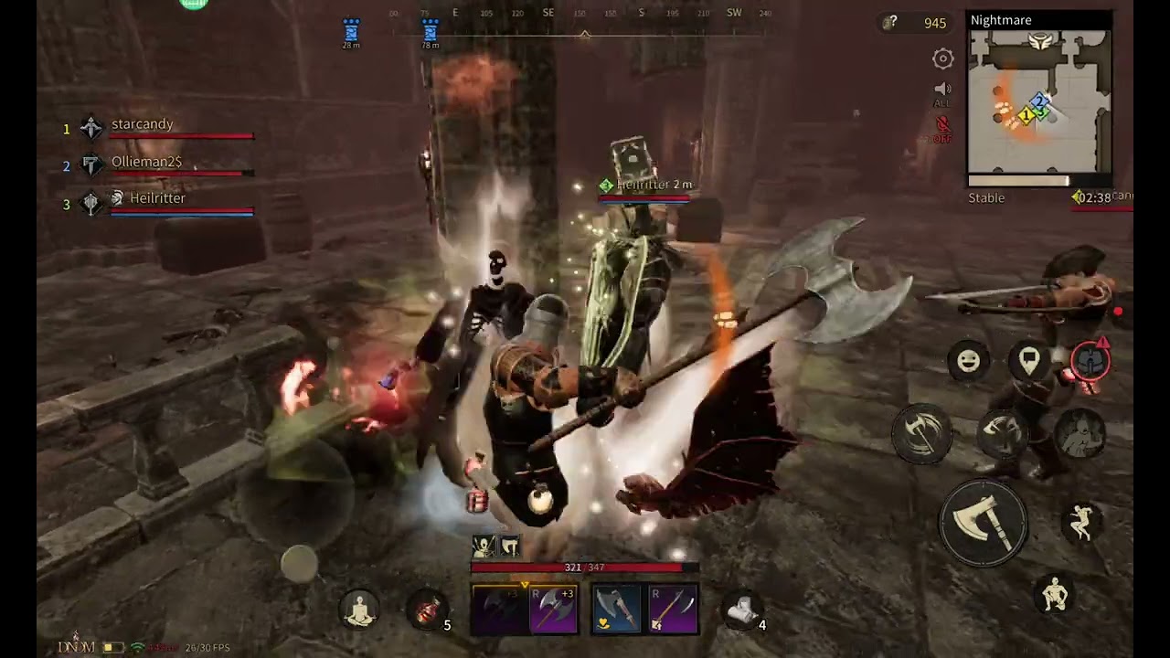 Dark and darker gameplay