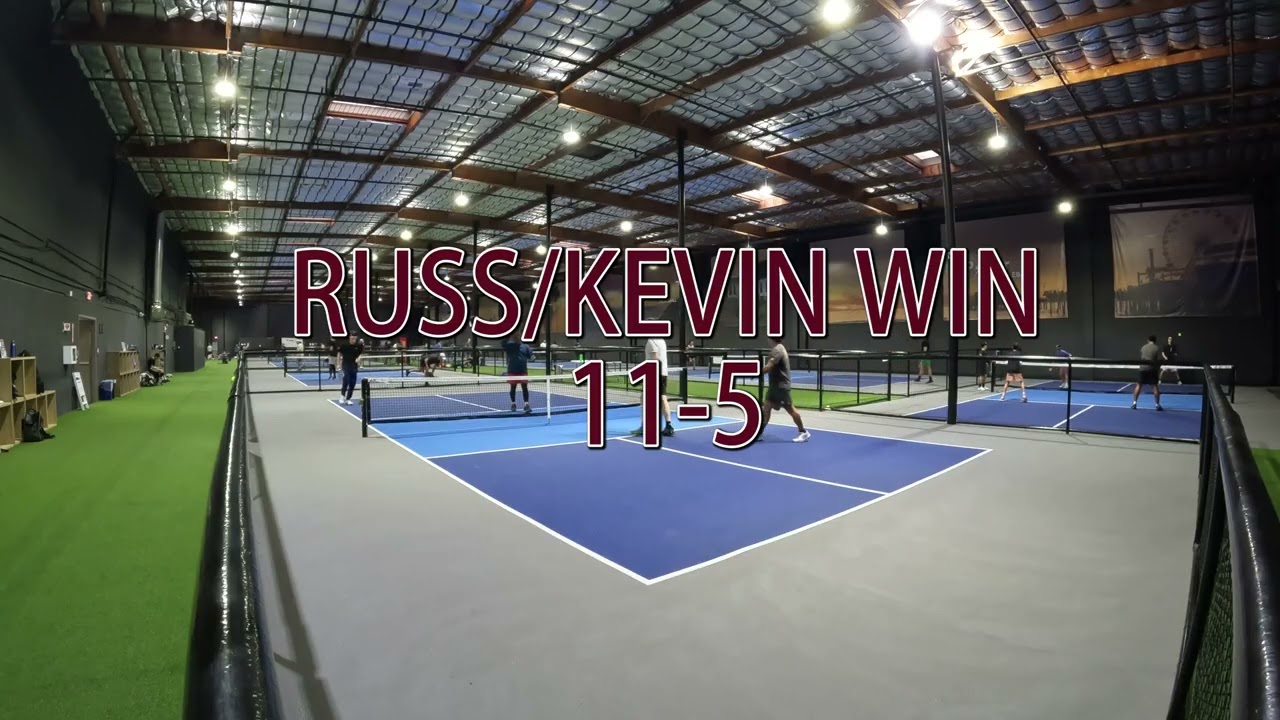 Pickleball Showdown at PowerPlay - Russ, Naveen, Steven, Kevin