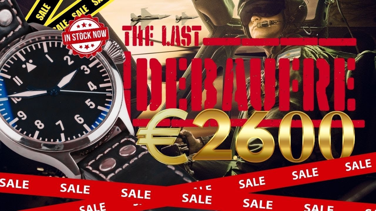 The Last Debaufre pilot watch in the market!