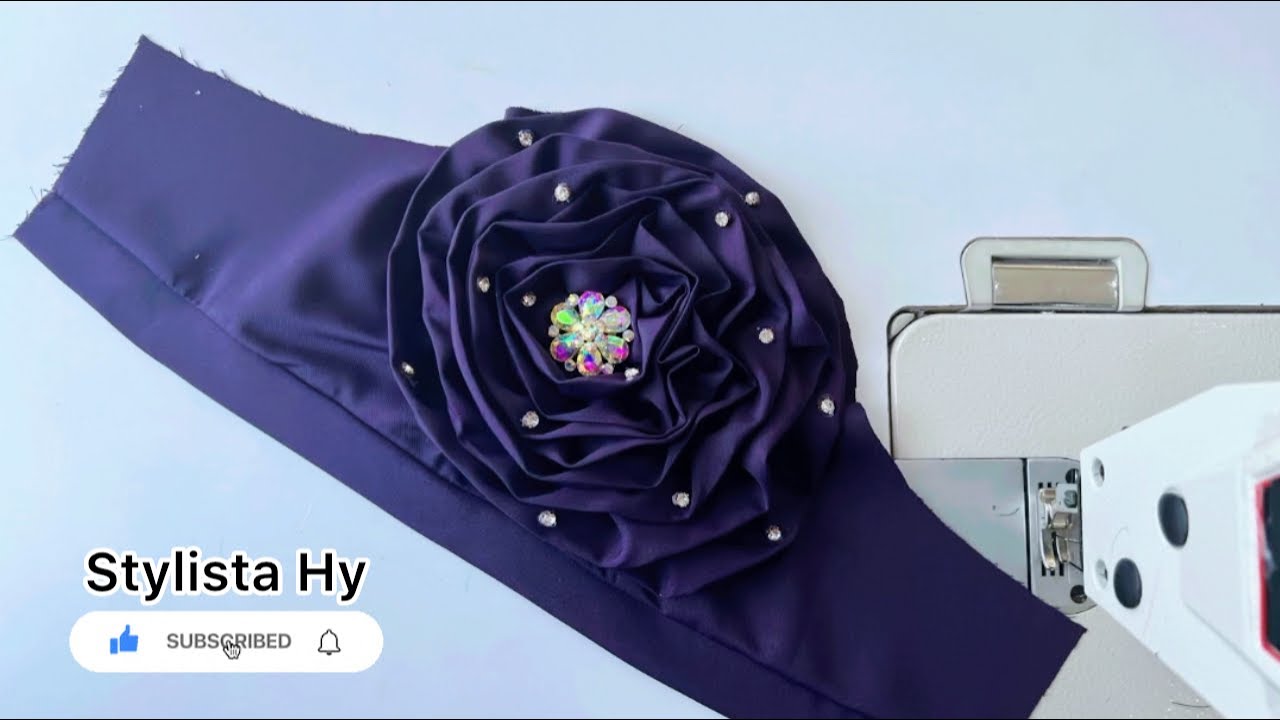 تفصيل وخياطة موديل كم وردة لي راه داير حالة😍 صيف 2023#fashion #تفصيل #sleevesdesign