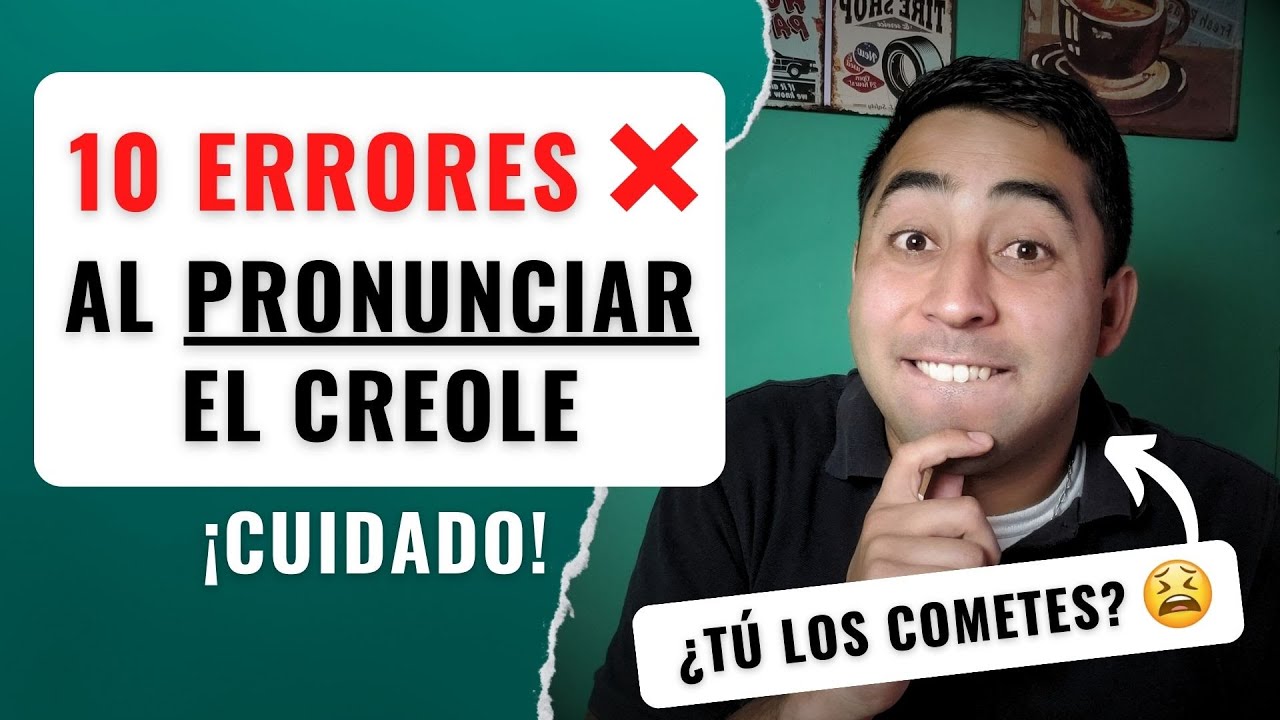 Seguro cometes estos ERRORES al PRONUNCIAR en Creole 😱💔  | Kreyòl con Franco