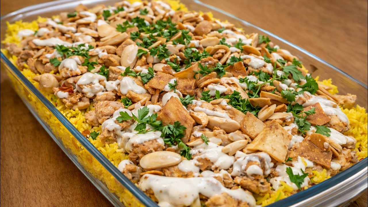Rice with Sliced Chicken Breast – A New Twist 🍗🍚