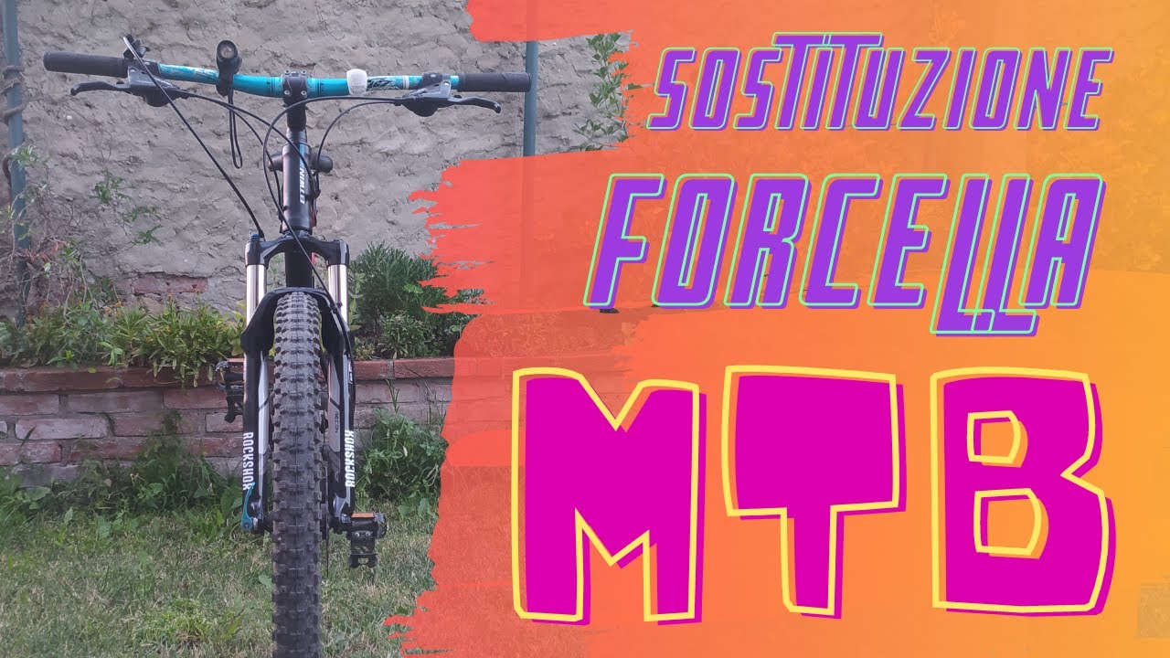 Sostituzione forcella mountain bike senza attrezzi specifici