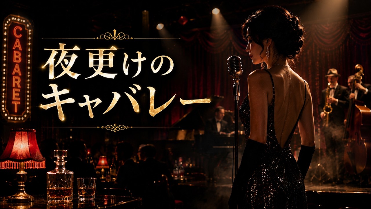 夜更けのキャバレー ― 夜のブルース｜泣きのサックスと囁く歌声が誘う大人の夜
