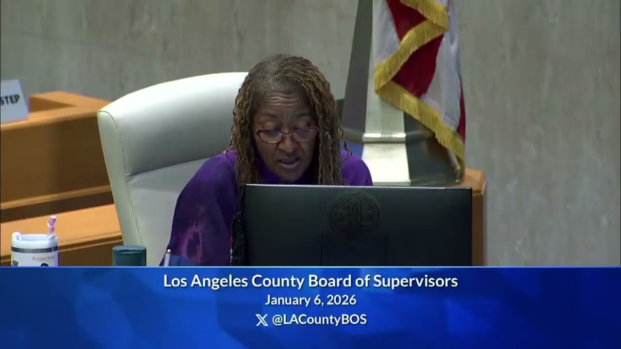 Probation Directors Beigh and Binion present at the #LACounty  Board of Supervisors Meeting